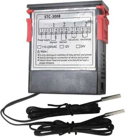 Oumefar Digital Display Intelligent Temperature Controller Dual Control - Image 2