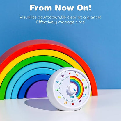 Visual Timer for Kids, 60-Minute Countdown for Classroom Office Kitchen - Image 2