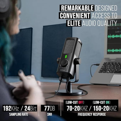 FIFINE USB-Podcast-Condenser-Microphone - Image 3