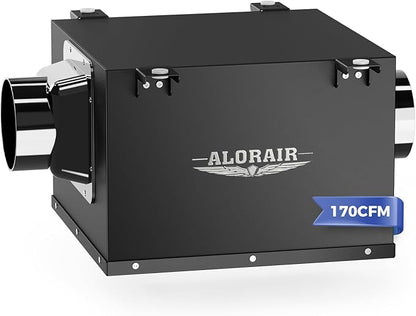 ALORAIR 4 Inch Quiet Inline Bathroom Exhaust Fan, 170 CFM Ventilation Fan by ALORAIRSOLUTIONSINC0J0DC