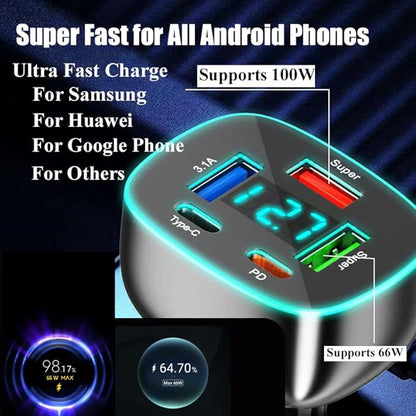 5 Port USB C Car Phone Charger - Image 6