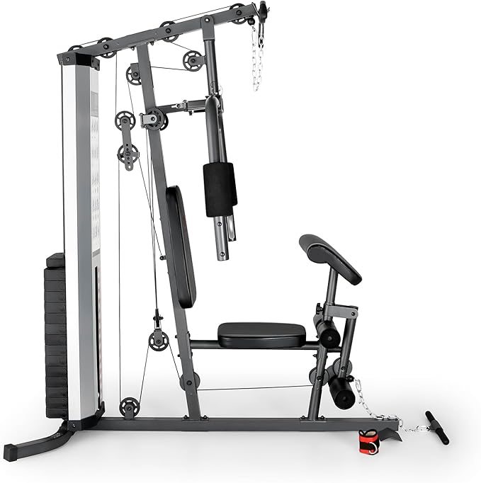 Marcy MWM-988 Multifunction Steel Home Gym 150lb Weight Stack Machine - Image 6