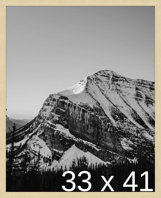 Frame It Easy 33 x 41 Wheat Wood Frame by FrameItEasy