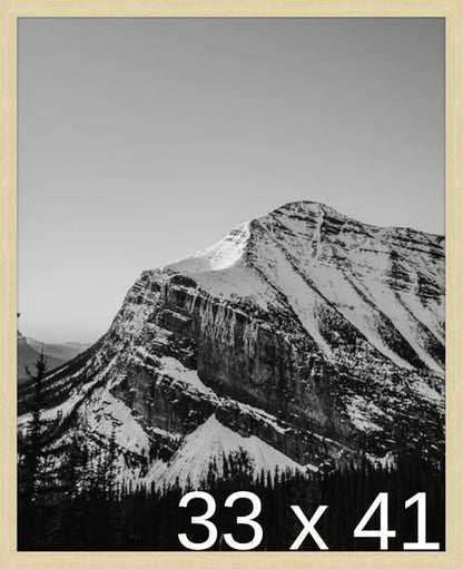 Frame It Easy 33 x 41 Wheat Wood Frame by FrameItEasy