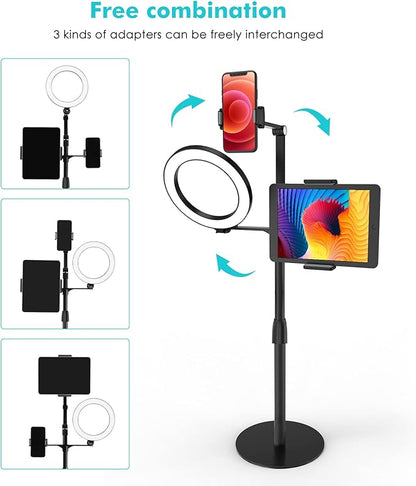 viozon 3-in-1 Selfie Desktop Live Stand, Height Adjustable/Overhead, Compatible - Image 7
