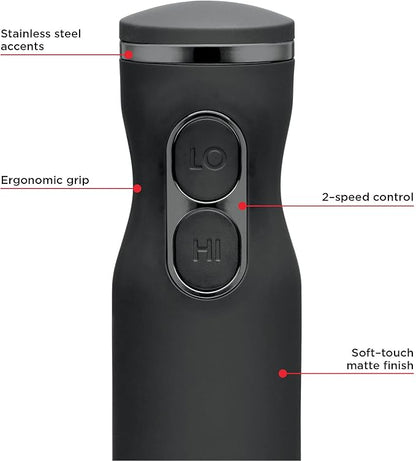 Chefman Immersion Stick Hand Blender Powerful Electric Ice Crushing 2-Speed - Image 3