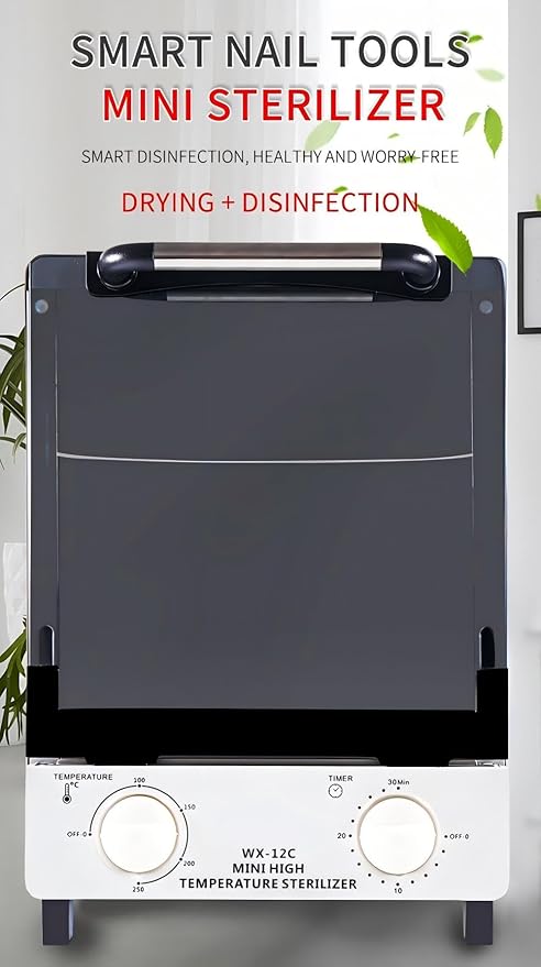 Sterilizer for Nail Tools, 12L Multifunctional High Temperature Cleaning Dry - Image 2