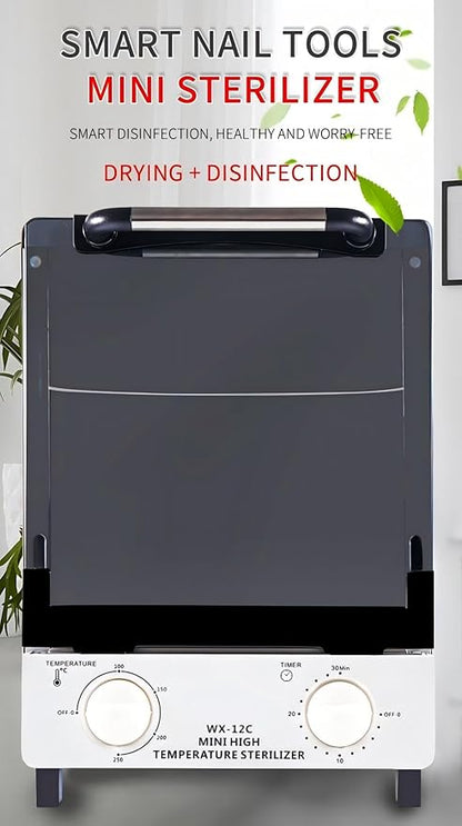 Sterilizer for Nail Tools, 12L Multifunctional High Temperature Cleaning Dry - Image 2