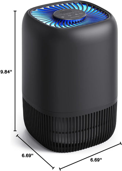 voopnu air purifiers for bedroom, high efficiency filter, view 10
