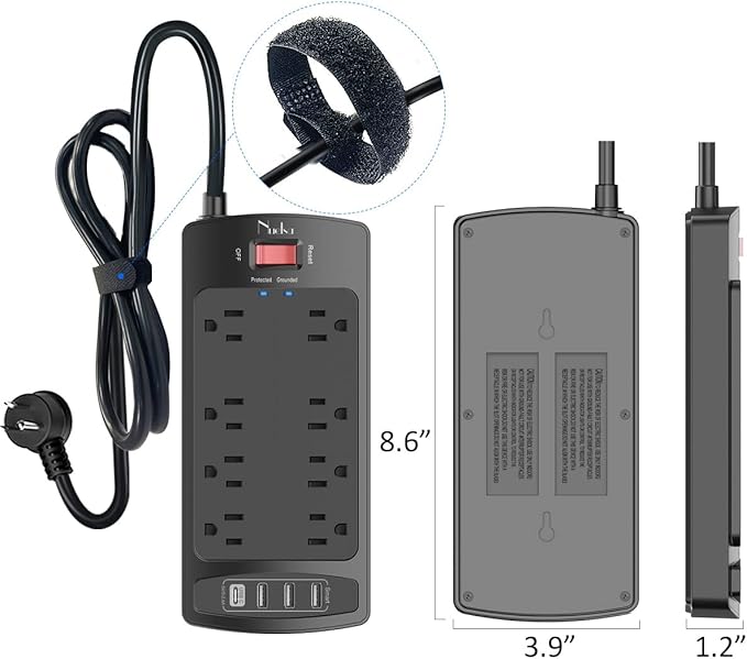 Surge Protector Power Strip - Image 7