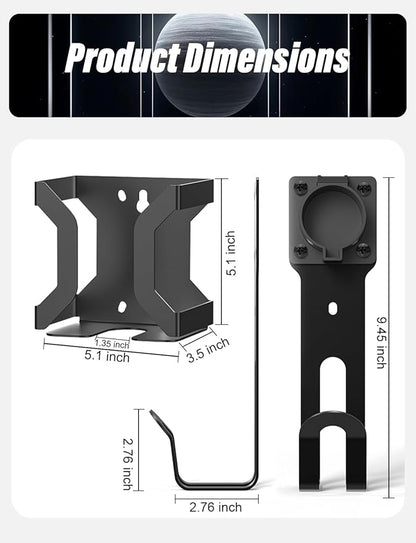 BMZX EV Charger Holder J1772, Wall Mount Kit - Image 4