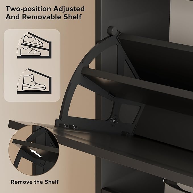 EOYUTLLY Shoe Cabinet for Entryway - Image 5