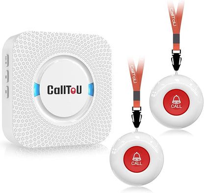 CallToU Elderly Monitoring Call Button Wireless Caregiver Pager Smart Senior by CallToU