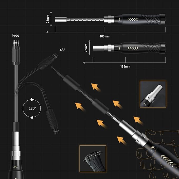 Precision Screwdriver Set, Laptop Screwdriver Kit, JAKEMY 164 in 1 Professional - Image 2