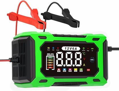 6-Amp 12V Smart Car Battery Charger, Battery Maintainer Trickle Charger by kalonwell