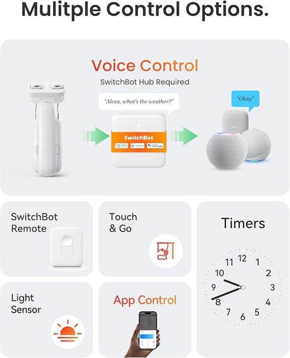 SwitchBot Smart Automatic Curtain Opener 2 Pack - Image 2