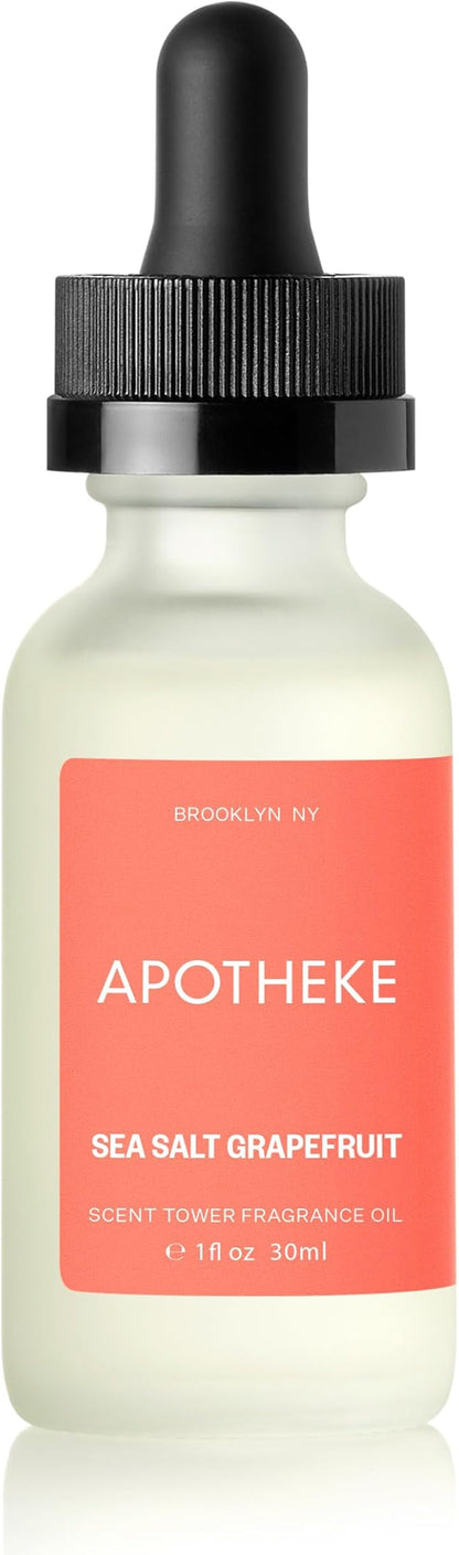 Apotheke Scent Tower Aromatherapy Diffuser Fragrance Refill, Sea Salt Grapefruit by Apotheke