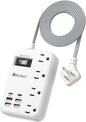 45W USB C Surge Protector Power Strip, Travel Power Strip by Beeiker-BetterHelperforYou