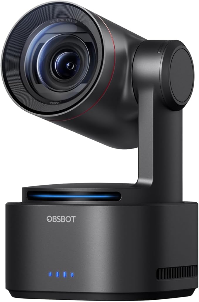 OBSBOT Tail 2 PTZR NDI Camera 4K@60FPS, Pro AI Tracking, 1/1.5" CMOS, 5X by OBSBOT