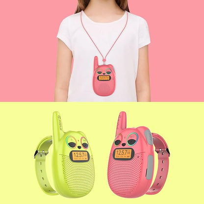 Qniglo Walkie Talkies for Kids Rechargeable 3 Pack, Christmas Birthday Gifts - Image 3
