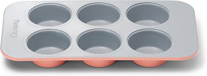 Caraway Nonstick Ceramic 6 Cup Muffin Pan – Non-Toxic, PTFE & PFOA Free – Oven by Caraway