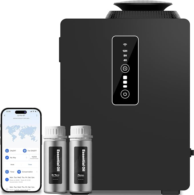 2026 Upgraded 1000ML HVAC Scent Diffuser Machine Kit, Includes 2 Premium Oils by Unknown