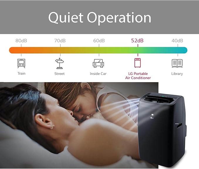 LG 10, 000 BTU Smart Portable Air Conditioner, Cools 450 Sq.Ft., Portable Air - Image 4