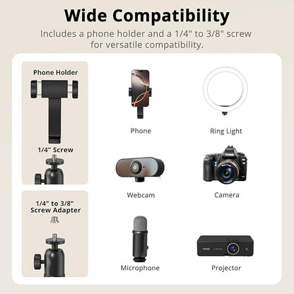 SupeDesk Overhead Camera Mount, Adjustable Desk Mount - Image 3