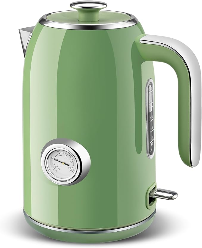 Pukomc Electric Kettle, 1.7L Stainless Steel Electric tea kettle by Pukomc