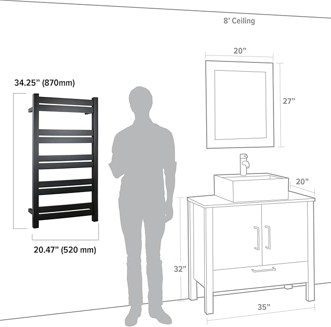 WarmlyYours Heated Towel Warmer - Image 15