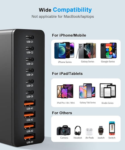 USB C Charging Station 10 Port - Image 3