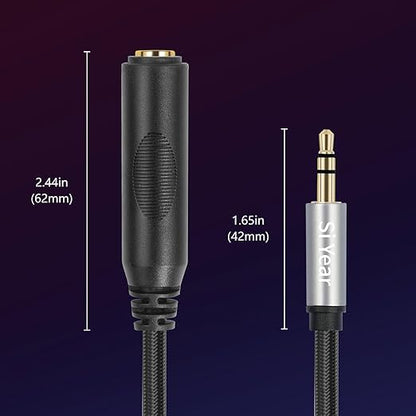SiYear 1/4" to 3.5mm Headphone Extension Cable - Image 3