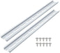 2 Piece VAMRONE Aluminum DIN Rails, 12 Inch Long, 35mm Wide, 7.5mm High by VAMRONE