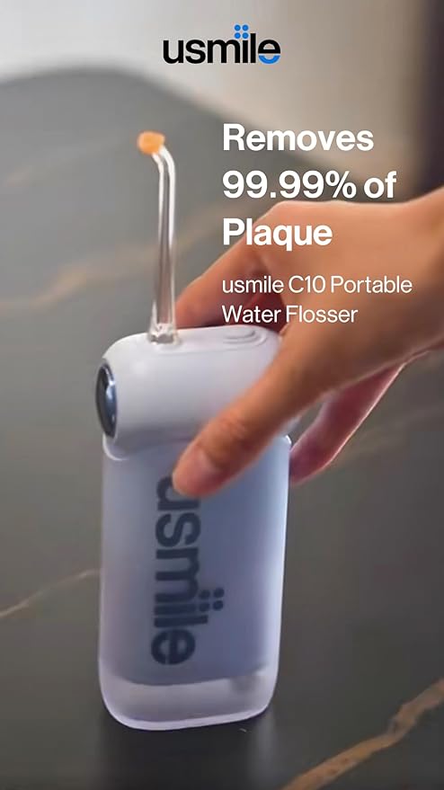 usmile C10 Portable Water Flosser – Travel-Friendly, 95-Day Battery, 4 Modes - Image 9