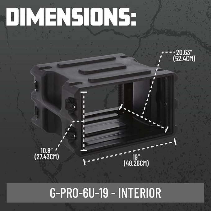 Gator Cases Pro Series 6U Rack Case - Image 6
