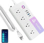 Matter Smart Power Strip, WiFi Flat Plug Strip by UseeLink