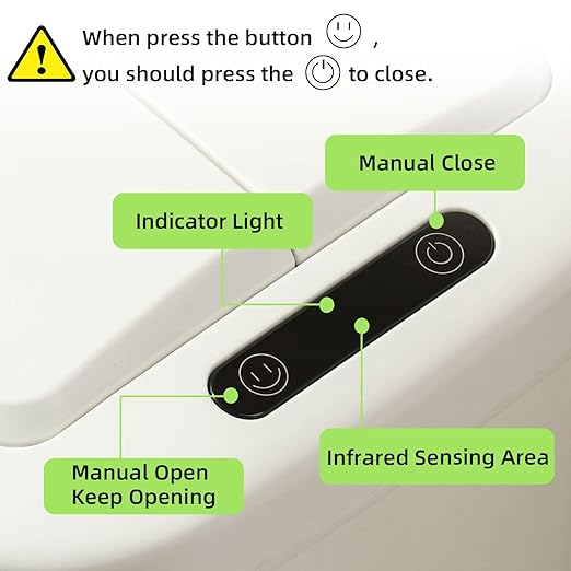Sensor Hanging Trash Can with Lid 2.5 Gallon, Motion Sensor Garbage Can - Image 5