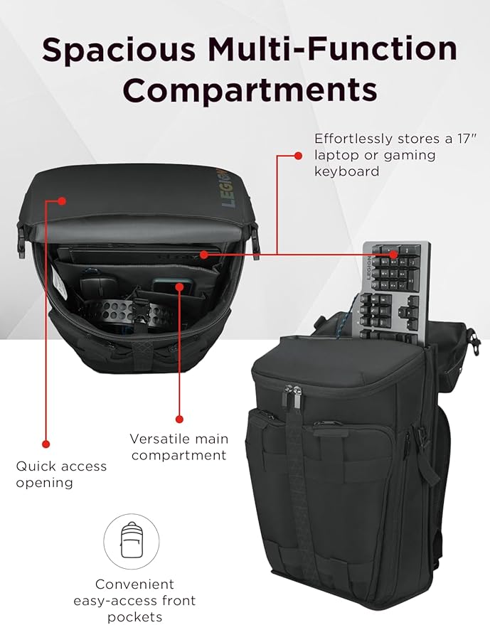 Lenovo Legion Active 17-inch Gaming Backpack - Image 5
