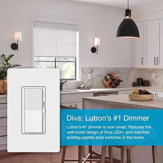 Lutron Diva Smart Dimmer Light Switch - Image 3