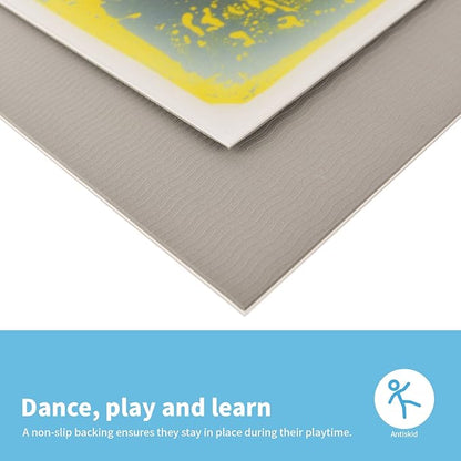Art3d Liquid Sensory Floor Decorative Tiles, 11.8"x11.8" Square, 4 Tiles - Image 8