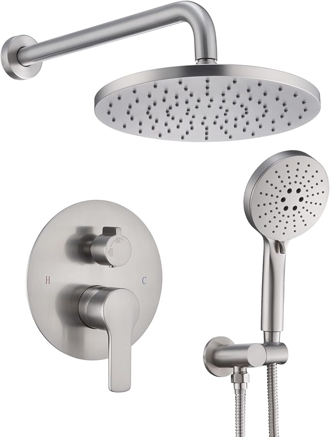 Iriber Shower System Wall Mounted Shower Faucet Mixer Set by Iriber
