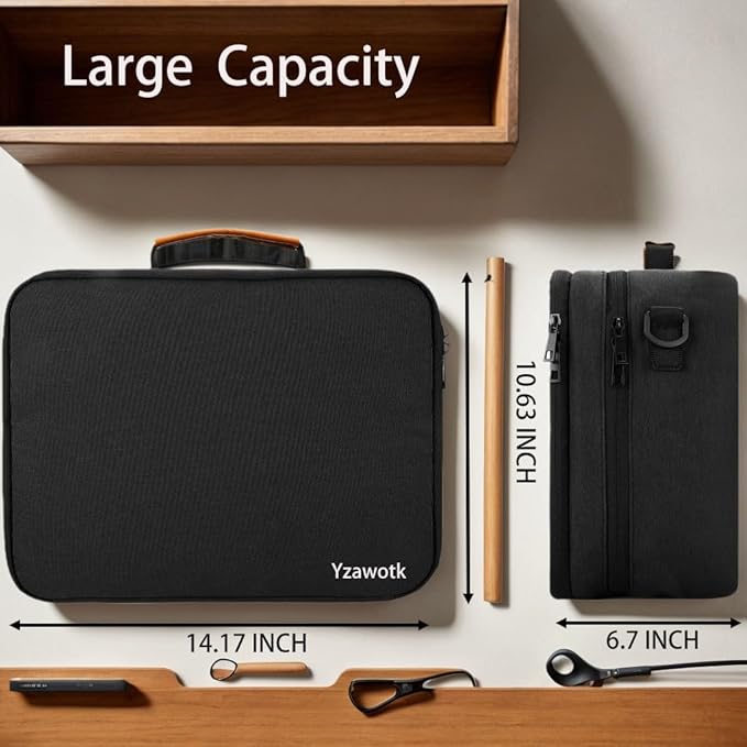 Extra Large Electronics Organizer Travel Case, Cable Organizer Bag - Image 3