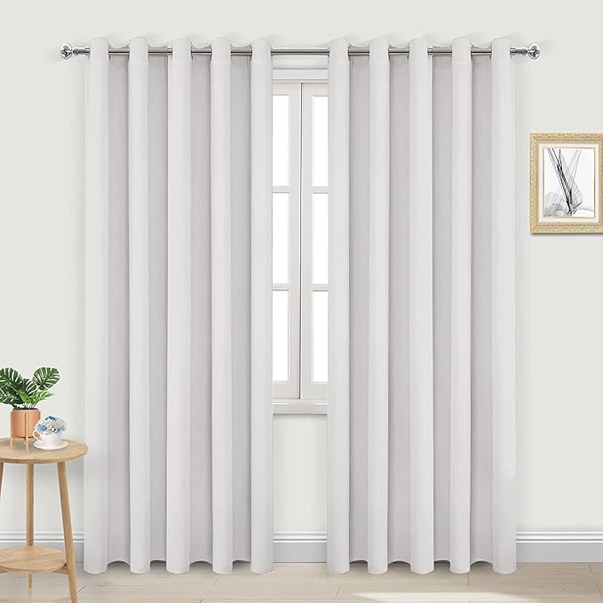 DWCN Blackout Curtains 84 Inches Long, 60 Wide Room Darkening Thermal Curtain by DWCN
