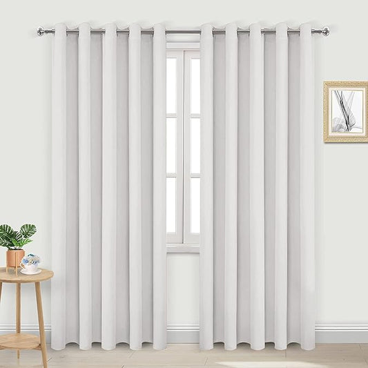 DWCN Blackout Curtains 84 Inches Long, 60 Wide Room Darkening Thermal Curtain by DWCN