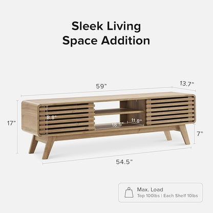 mopio Ensley TV Stand, Mid Century Modern - Image 2