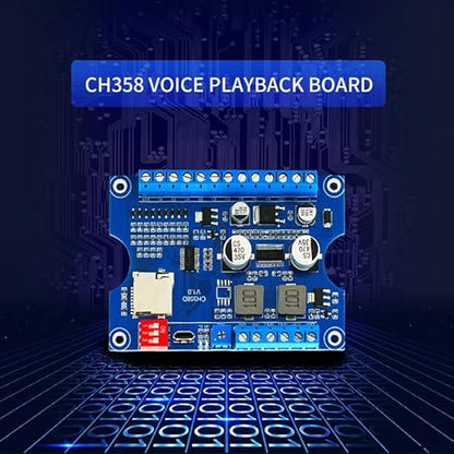 Voice Playback Module with 1GB Card, 80W Low Lever Trigger DC 9-24V CH358D Chip - Image 2