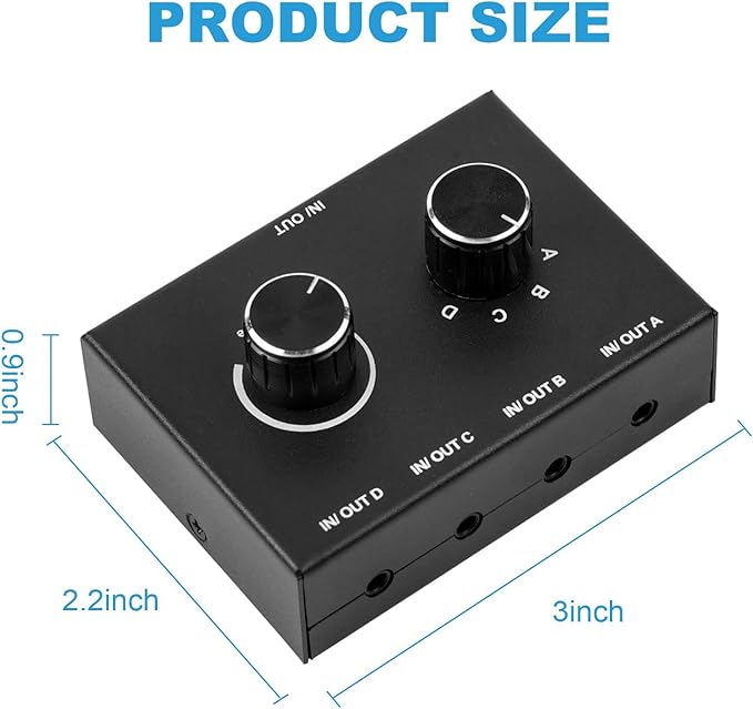 AV Access 4 Port Audio Switcher - Image 6