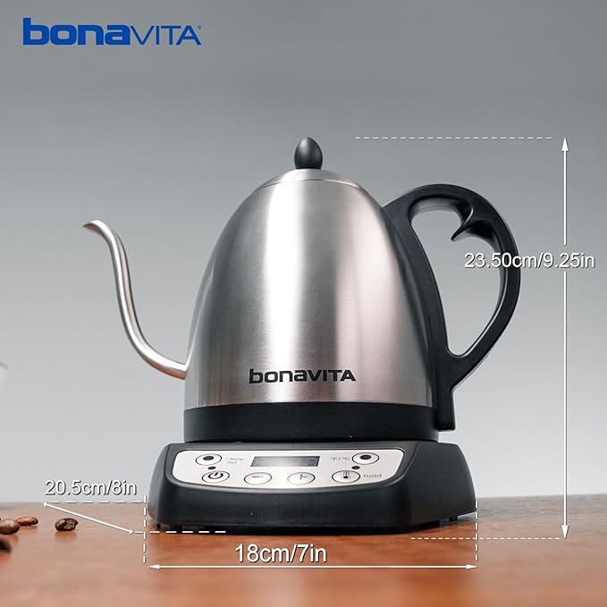 Bonavita 1L Digital Variable Temperature Gooseneck Electric Kettle - Image 2