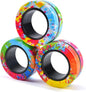 Cevioce 3Pcs Magnetic Rings Fidget Toy Set, Idea ADHD Anxiety Magnetic Fidget by Cevioce