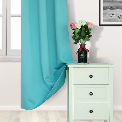 DWCN Turquoise Blackout Curtains - Image 3